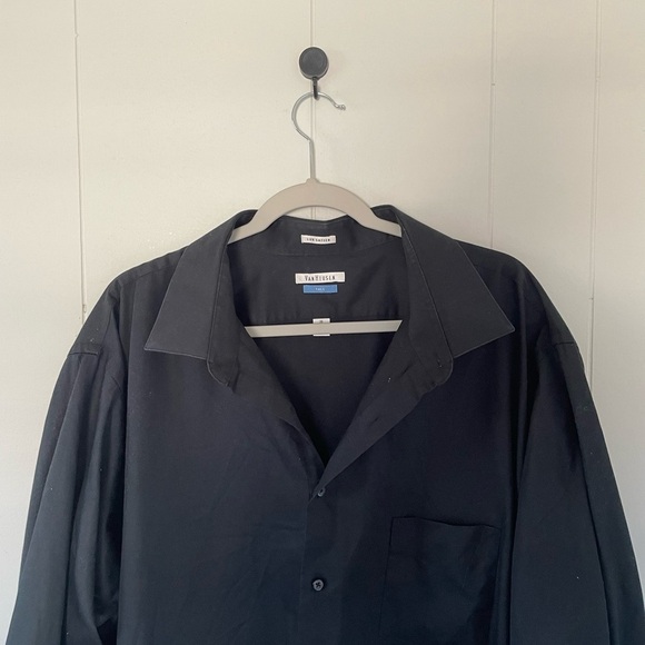 Van Heusen Black Dress Shirt for Men - Picture 3 of 9